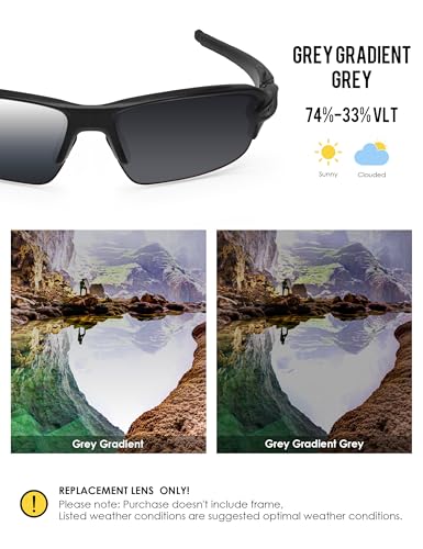 Image of BLAZERBUCK Replacement Lenses & Sock Kit for Oakley Flak 2.0 OO9295 Sunglasses