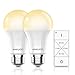 Remote Control LED Bulb by Ankuoo,Dimmable E26 LED Light Bulb with Wireless Light Switch,3 Way Light Bulbs Warm White,165 ft Range, 4 Timing,No Hub Required