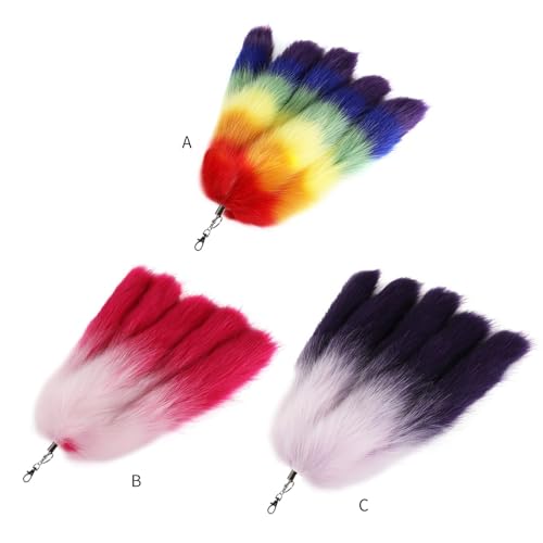 Pendentif de sac queue en peluche pour retrouver ses clés facilement - 3