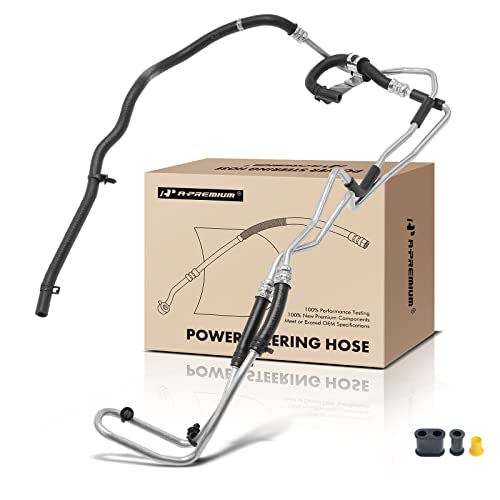 A-Premium Power Steering Return Hose Line Assembly Compatible with Jeep Compass, Patriot, 2007-2017 & Dodge Caliber 2007-2012, Gear To Cooler