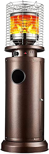 Chauffage de Terrasse Radiateur infrarouge Chauffe-terrasse au propane de 48 000 BTU, chauffage extérieur sur pied avec arrêt automatique et protection contre le renversement, pour le dîner de mari