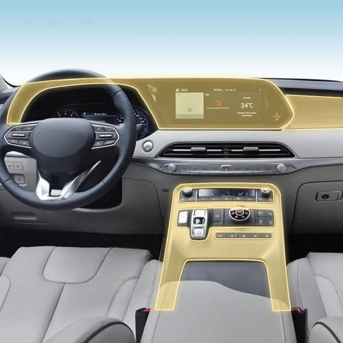 Film PPF pour préserver l'écran et la console du Hyundai Palisade
