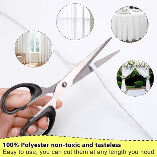 Yimomoyi 10 Meter Curtain Heavy Lead Weight Tape, Curtain Lead Tape, Curtain Lead Wire, Mosquito Net Gauze Curtain Weight Wire for Curtains, Drapery, Fabrics, Nets, 50G - Image 4