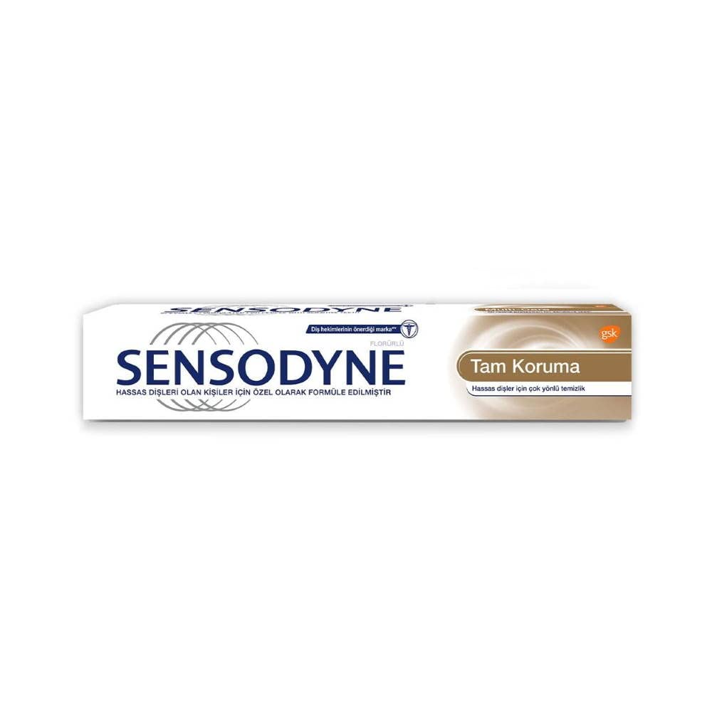 Sensodyne Tam Koruma Güçlü Dişler & Sağlıklı Diş Eti için Diş Macunu (1 x 75 mL)