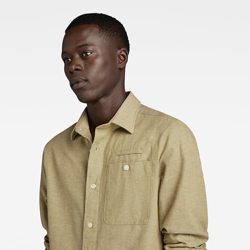 G-Star RAW Herren Bristum 2.0 Slim Shirt ls, Beige (Tree House D23553-D187-C941), XS – Ansicht 3