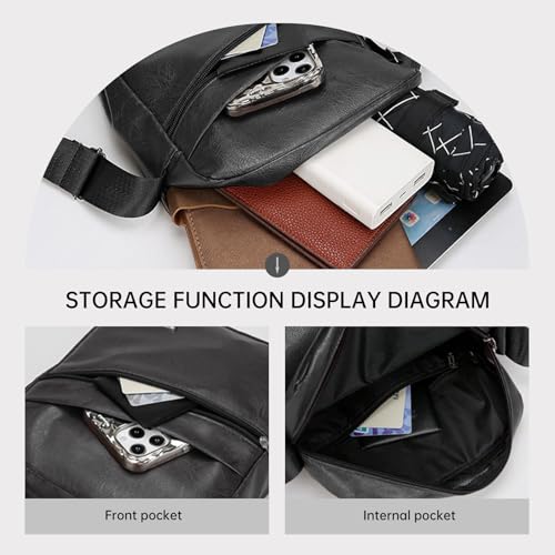 Small Mens Crossbody Sling Bag Classic Shoulder Handbags for Men Outdoors Daypacks4