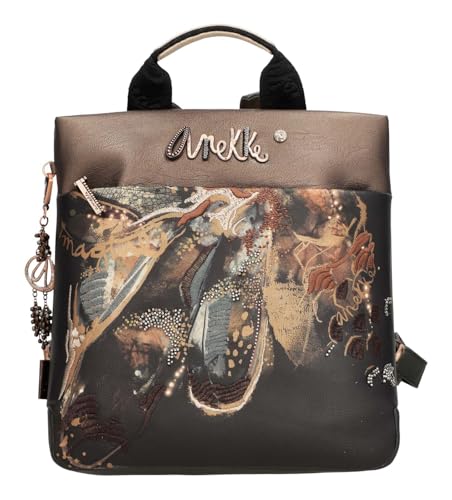 Anekke Mochila Mediana Wings - Diseño Funcional - Medidas: 27/29/10 Cm - Accesorios Y Complementos Mujer Anekke Mochila Mediana Wings - Diseño Funcional - Medidas: 27/29/10 Cm - Accesorios Y Complementos Mujer