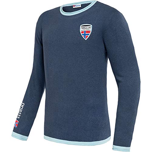 Nebulus Maglione da uomo CEM, Blu navy-turchese, s...