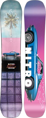 Nitro Snowboards Herren Cheap TRILLS WIDE Board ´25, Freestyleboard, Twin, Flat-Out Rocker, Urban, 155w