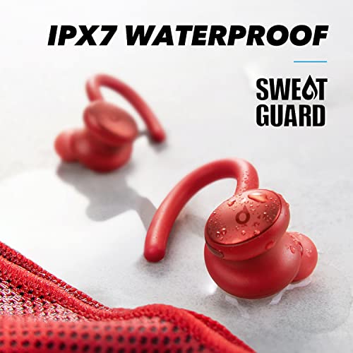 Image of soundcore by Anker, Sport X10 True Wireless Bluetooth 5.2 Workout Headphones, Rotatable Ear Hooks, Deep Bass, IPX7 Waterproof, Sweatproof, 32H Play, Fast Charge, Sport Earbuds, Gym, Running