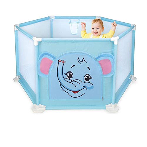 Unknow 22 sq ft Pequeño patrón de elefanteParque Infantil Bebe Grande con...