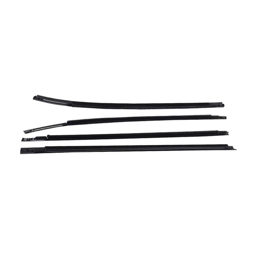 Mltlkppvng One Color Car Seal Strip 4Pcs Glass Weatherstrip For Hyundai For Ix35 2010-2015 82210-2S000 Car Window Outside Waterproof Sealing Strip Rubber Trim