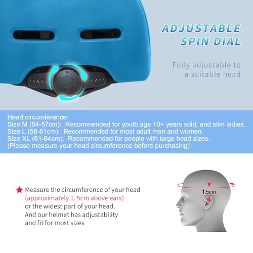 Image of Bike Helmet Adult Bicycle Helmets for Men & Women Safety Certified