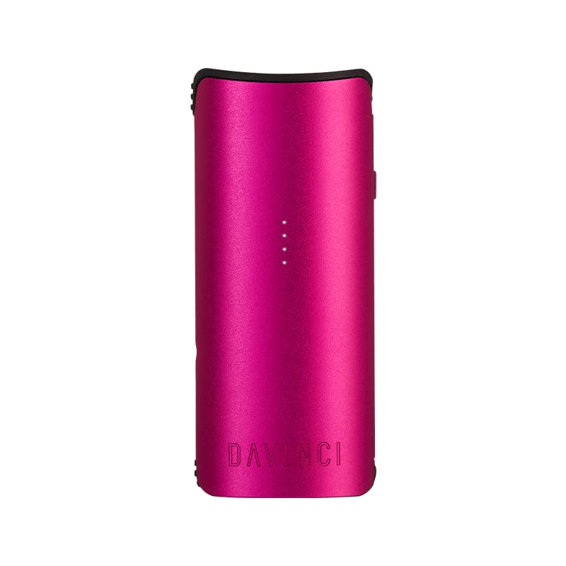 Davinci Miqro-C Dry Herb Vaporizer - Dry Herb and Concentrates Vaporizer, Ideal for Microdosing, 5 Year Warranty (Pink)