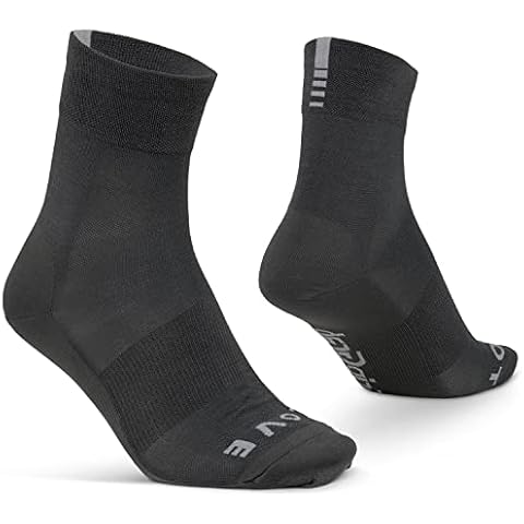 GripGrab Unisex Gripgrab Merino Wool Lightweight Sl Soft Breathable Cycling Everyday & Sports Elegant Style Socks, Grey, L Tall UK Cover