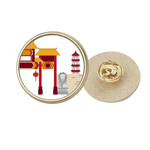 Broche de León San Marcos dorado para lucir en eventos formales y trajes