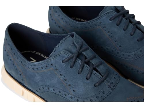 Cole Haan Cole Haan Men's Zerogrand Remastered Wingtip Oxfords, Big Dipper Nubuck/Natural/Ivory, 10.5-M US