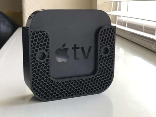 Image of VAALI Wall Mount Gadget Compatible with Apple TV 3rd Generation - Secure Plastic Bracket Holder for Streamlined Setup