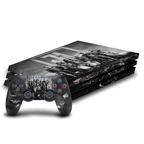 Skin Zack Snyder's Justice League PS4 Pro et DualShock 4 autocollant vinyle logo groupe