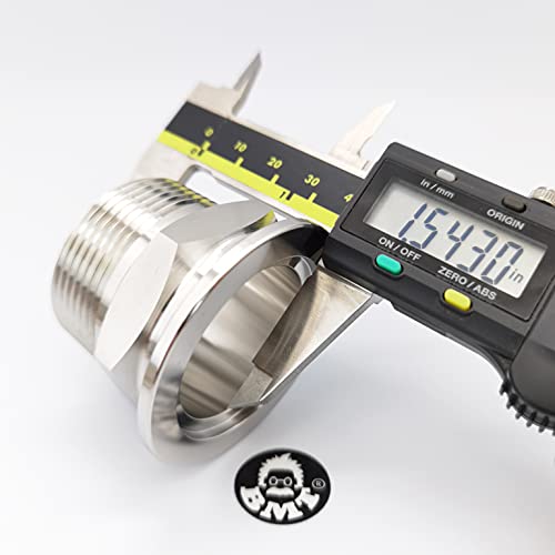 Image of KF40 Flange to Male NPT /MNPT Fitting (ISO-KF KF40 QF40 NW40) (1-1 /4 inch MNPT x KF40)