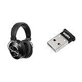 Pioneer SE-MS7BT(K) Bluetooth Over-Ear Kopfhörer, Schwarz & LogiLink BT0015 Nano USB Bluetooth Adapter Stick Dongle V 4.0 EDR Plug & Play Modell/Windows 10/8.1/8 / 7 / Vista/XP 32-Bit und 64-Bit