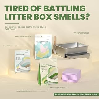 Enhanced Cat Litter Pellets 7 lbs, Generic Litter Refills Exclusively for Shifting Litter Box Systems, Dehydrating Pellets, Zeolite, Long-Lasting Odor Control Non-climping