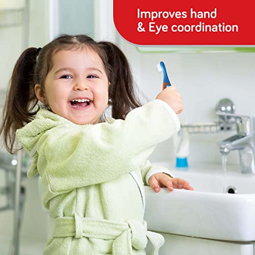 LuvLap-Turtle-Shaped-Baby-Manual-Toothbrush-Toddler-Toothbrush-Extra-Soft-with-10000-Ultra-Soft-Floss-Bristle-for-Baby-Gum-Care-BPA-Free-3M-Multicolour-Assorted-Colours-Colours-may-vary