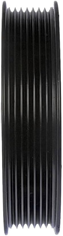 KarParts360 For Dodge Ram 1500/2500/3500 2002 03 04 05 06 2007 Power Steering Pump Pulley | Composite | Serpentine Belt Type | Black Color | Press-Fit Mount Type | 7 Groove | For 53032128AB