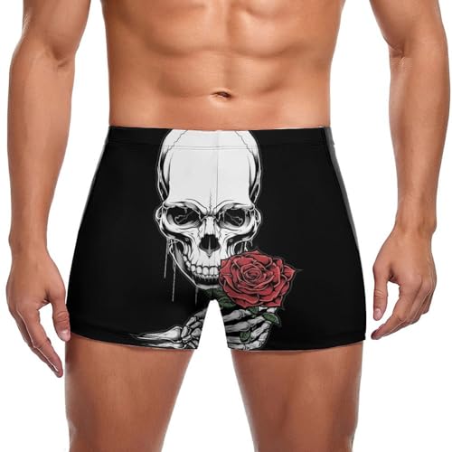 Maillot de bain boxer crâne rose pour vos journées plage