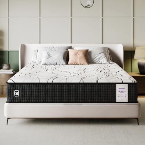 Image of Springwel BioSleep 100% Natural Latex 5 Inch Bed Mattress | 15 Yrs Warranty | Spine & Back Orthopedic Support | Breathable & Anti Microbial Bamboo Charcoal Fabric Cover | King Size (78X72X5) Inches