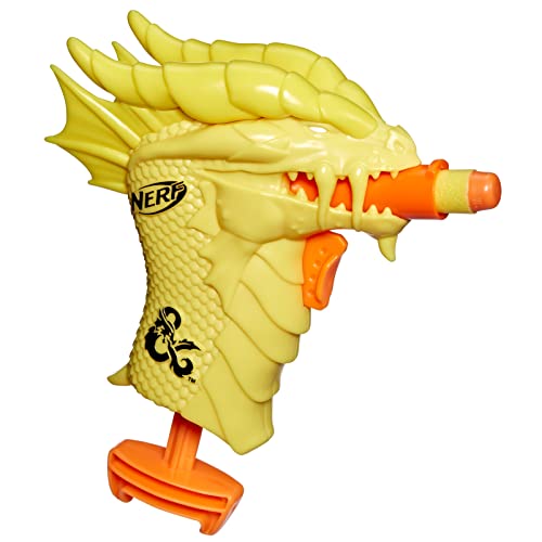 Nerf MicroShots Dungeons & Dragons mini pistolet Palarandusk look dragon et 2 fléchettes