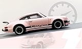 Modèle pré-construit Schuco pour Porsche pour 911 930Turbo Voiture de sport Rose 1/64 Camion Modèle pré-construit