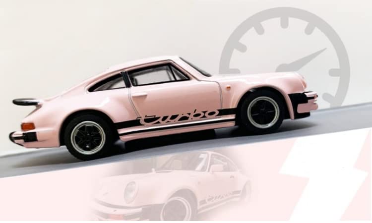 Porsche 911 930 Turbo Schuco 1/64 miniature rose de sport