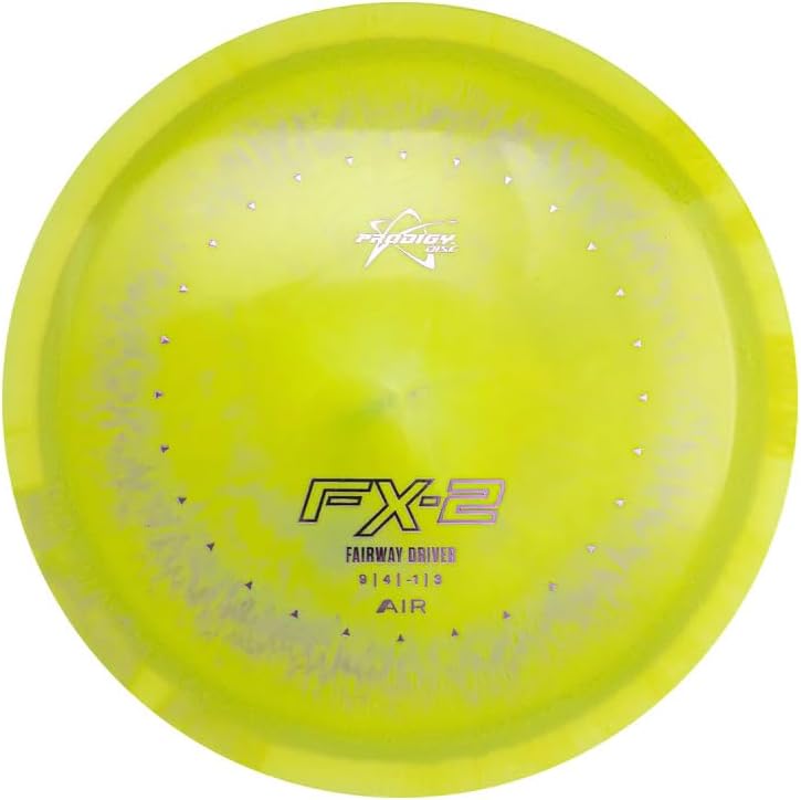 Prodigy Disc FX-2 AIR | Lightweight Disc Golf Fairway Driver | Overstable Flight in All Conditions | New Lightweight Plastic | Alternative to Firebird | Colors May Vary