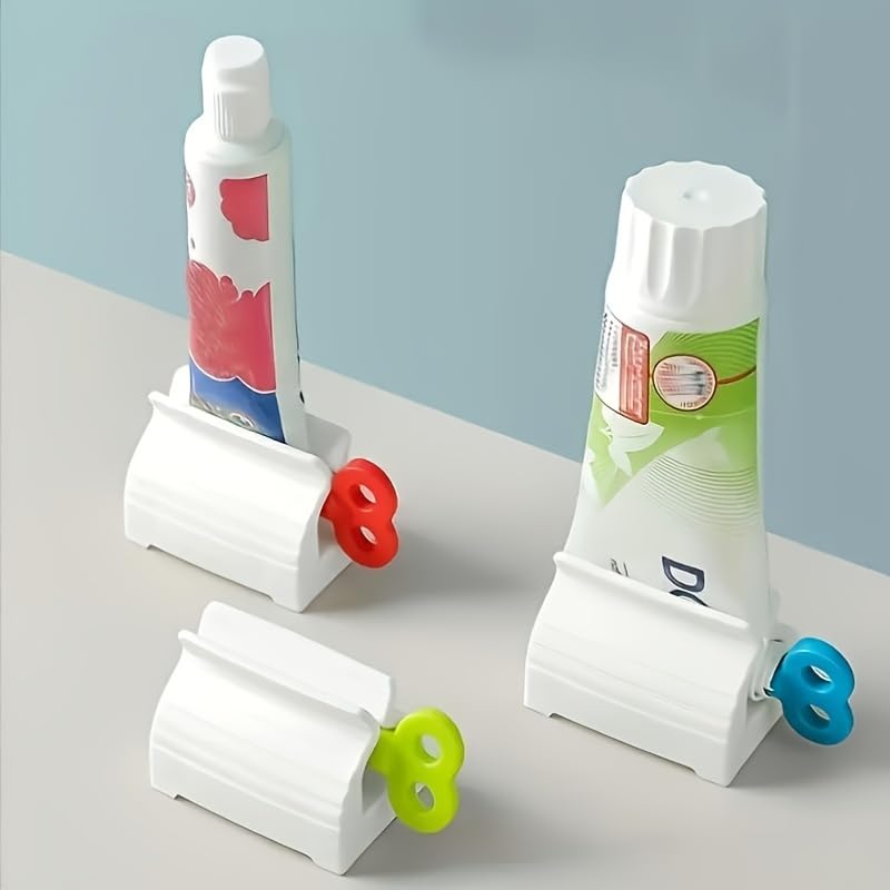 3Piece Adjustable Manual Tube Squeezer Set - Versatile for Toothpaste Creams and Ointments - Bathroom Organizer Reduces Waste