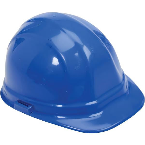 Hard Hat, 6-Point Ratchet Suspension, Blue, Mfr: 19956-A