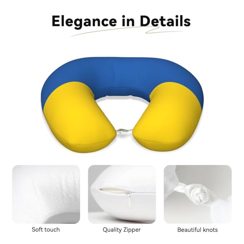 Almohada de Viaje de Espuma Viscoelástica Negro miniatura 4