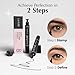 LA PURE Waterproof Liquid Eyeliner Stamp Winged Eyeliner Tool 2x Cat Eye - Winged & Fine Tipped Pen Eyeliner Stencil Smudge Proof Black Eye Liner Tiktok Trend Items Wing Stamp - Black 8mm