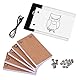 Flip Book Kit mit Light Pad, Flipbook Kit LED-Leuchtkasten LED Light Box Tablet 300 Blatt Zeichenpapier mit Bindeschrauben zum Zeichnen Nachzeichnen Skizzieren Erstellen Cartoons