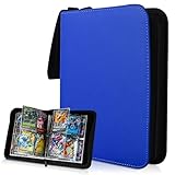 📕【HOHE QUALITÄT】: Sammelkartenalbum hochwertigeres, starkes PU-Material. Auch wenn es zu voll ist, reißt die Schale nicht. Langfristig haltbar und kann kontinuierlich verwendet werden. Der weiche Stoff kann Kratzer auf dem Kartenbuch verhindern.