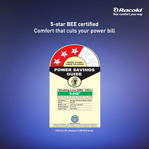 Image of Racold Cdr Dlx 35Lt Horizontal (Right, Wall, White)
