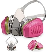 GSHUBB Reusable Respirator Mask with 60926 Filter,Half Facepiece Cover Professional Gas Masks,Spr...