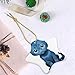 Christmas Tree Ceramic Hanging Star Pendant Yyhwhjde Smurf Kitten Prints Designed Specifically For Holiday 3.12x3.12in
