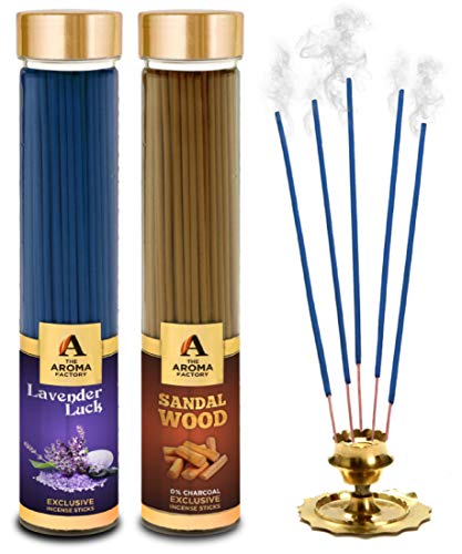 Image of The Aroma Factory Lavender & Sandalwood Agarbatti, 2x100g