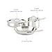 All-Clad Copper Core 5-Ply Stainless Steel Cookware Set, 5 Piece, Induction, Oven Broiler Safe 600F, Pots and Pans, Sauce Pan, Saute Pan, Cookware, Silver