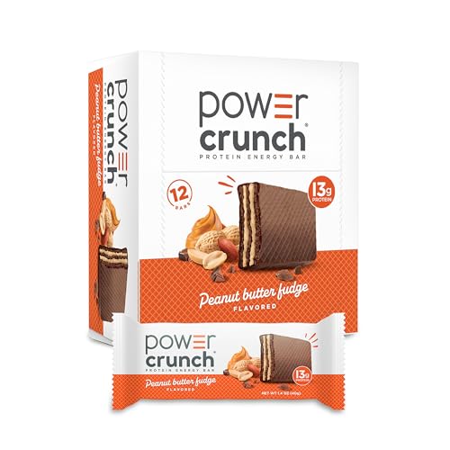 Take Your Diet To the Next Level With the Best Organic Protein Bars 30 Power Crunch Protein Energy Bar, Peanut Butter Fudge 1.4oz, 12 Count