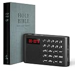 iGuerburn KJV Audio Bible Player for Seniors, Electronic Bible Old & New Testament in King James Version, Easy Read Talking Bible with 26H Playtime