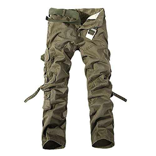 Pantalon tactique en coton robuste avec poches multiples