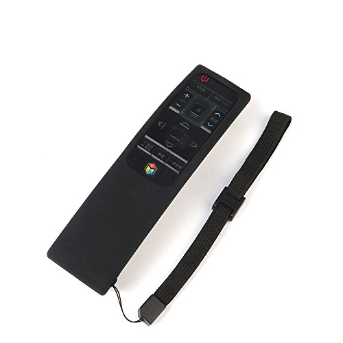 Samsung Smart Qled Tv Remote Case Sikai Shockproof Protective Case For Samsung Qled Tv Smart Remote Control Bn59-01221B Bn59-01220A Bn59-01220B With Free Lanyard (Black) #TOP5