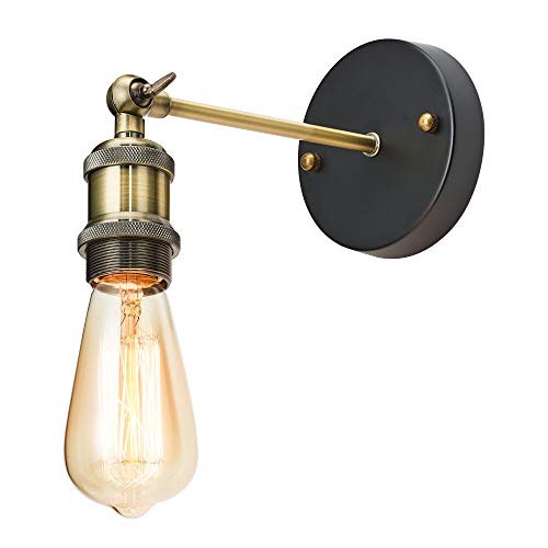 Home Luminaire 31680 Rushford Wall Sconce, 1-Light, Antique Brass Finish
